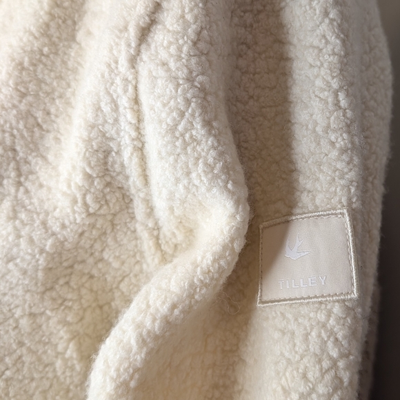 Tilley Colour-Block Sherpa Popover Fleece Size S/P Like New - Picture 6 of 10